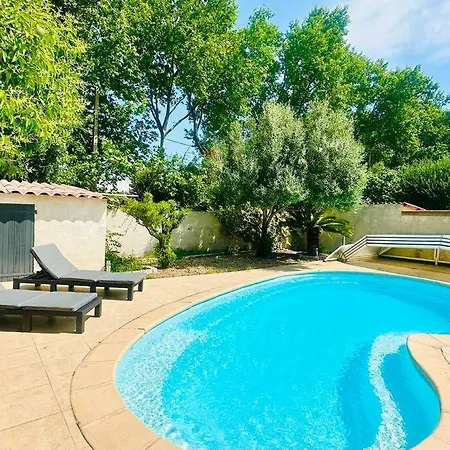 빌라 L'olivier Avec Piscine Pour 6